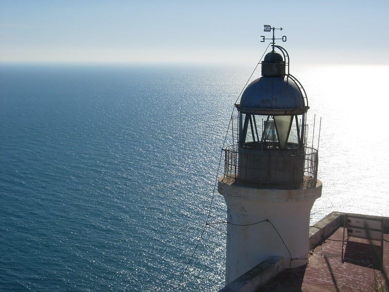 foto del faro del albir