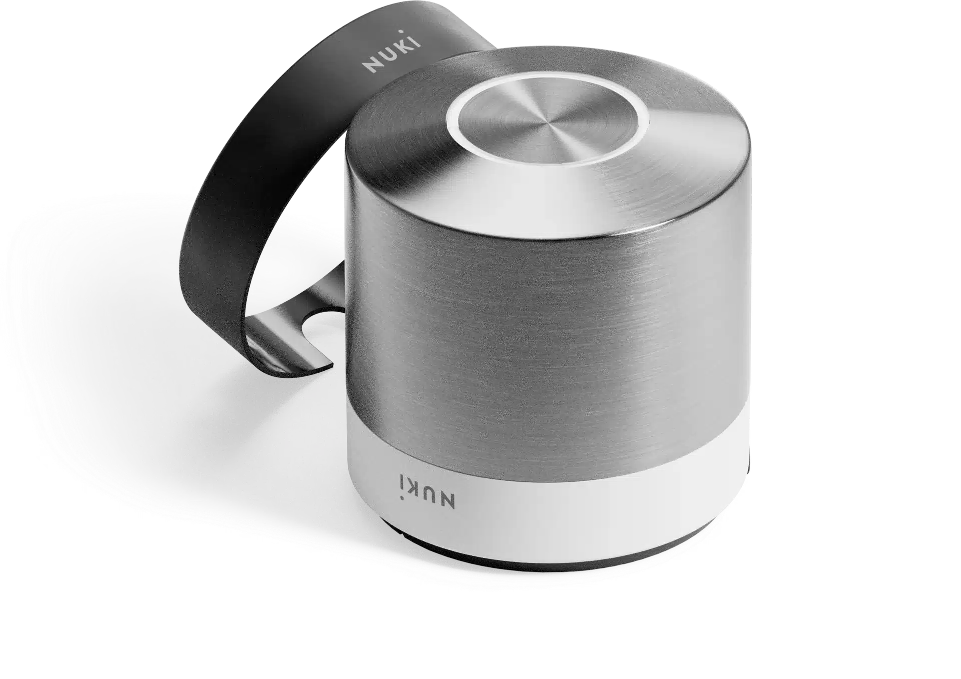 Cerradura inteligente Nuki Smart Lock Ultra preparada para instalar en una puerta
